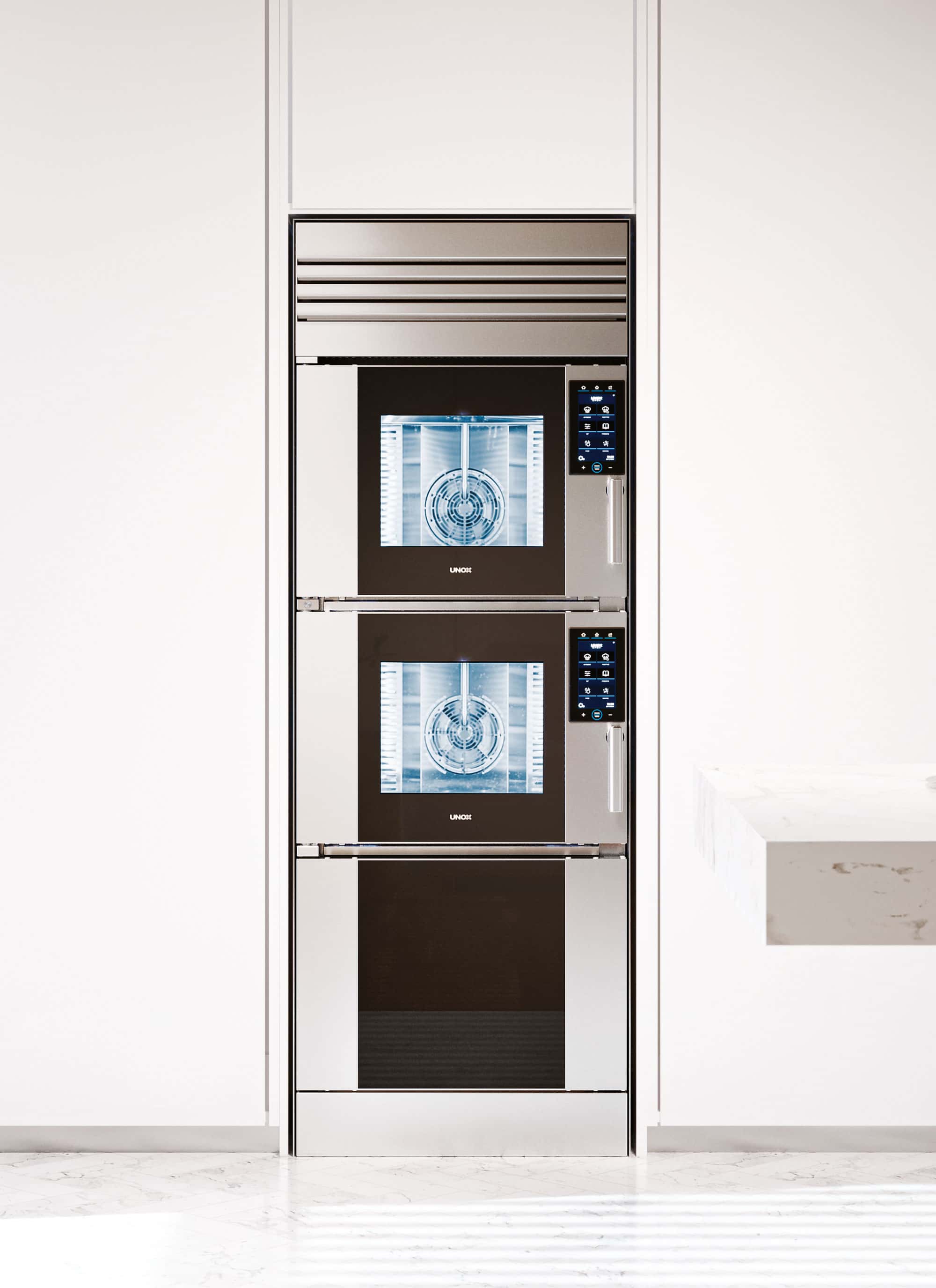 Unox Casa SuperOven Model 1S with chef-level performance and elegant Italian cfatsmanship