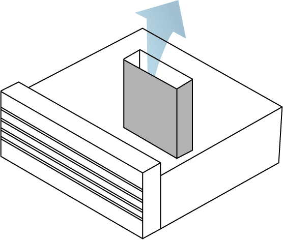 Filtering with extraction