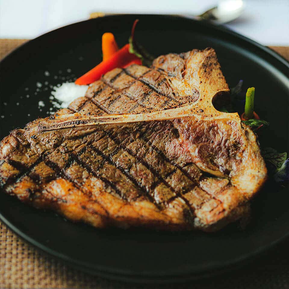 Grilled steak