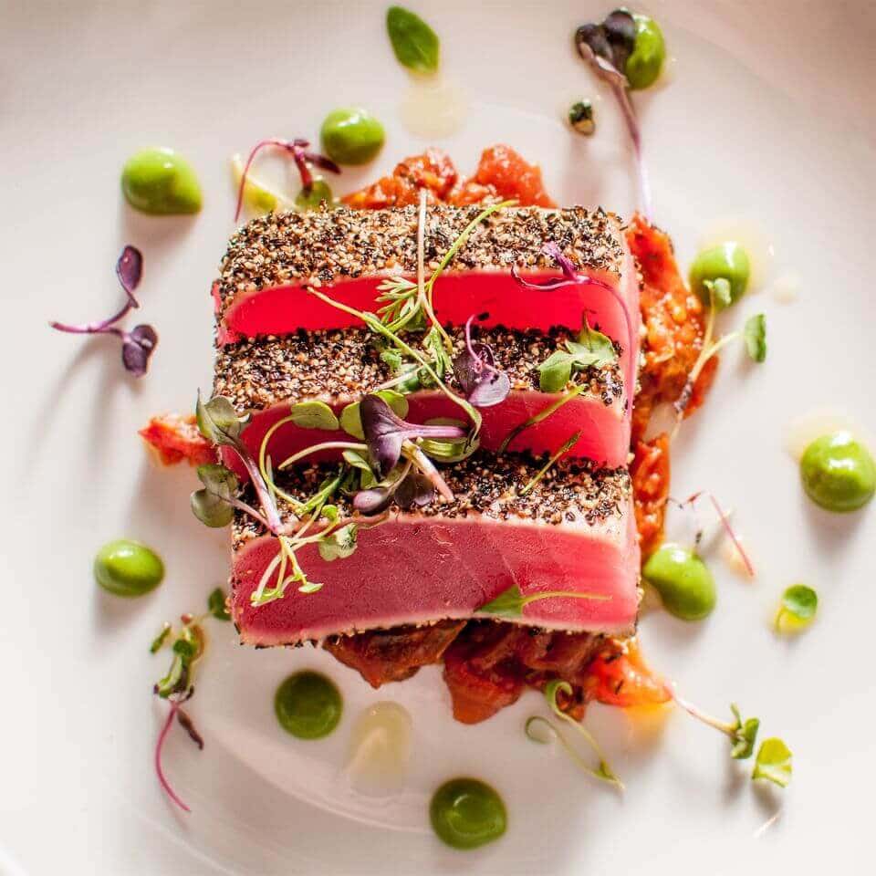 Roasted tuna fillet
