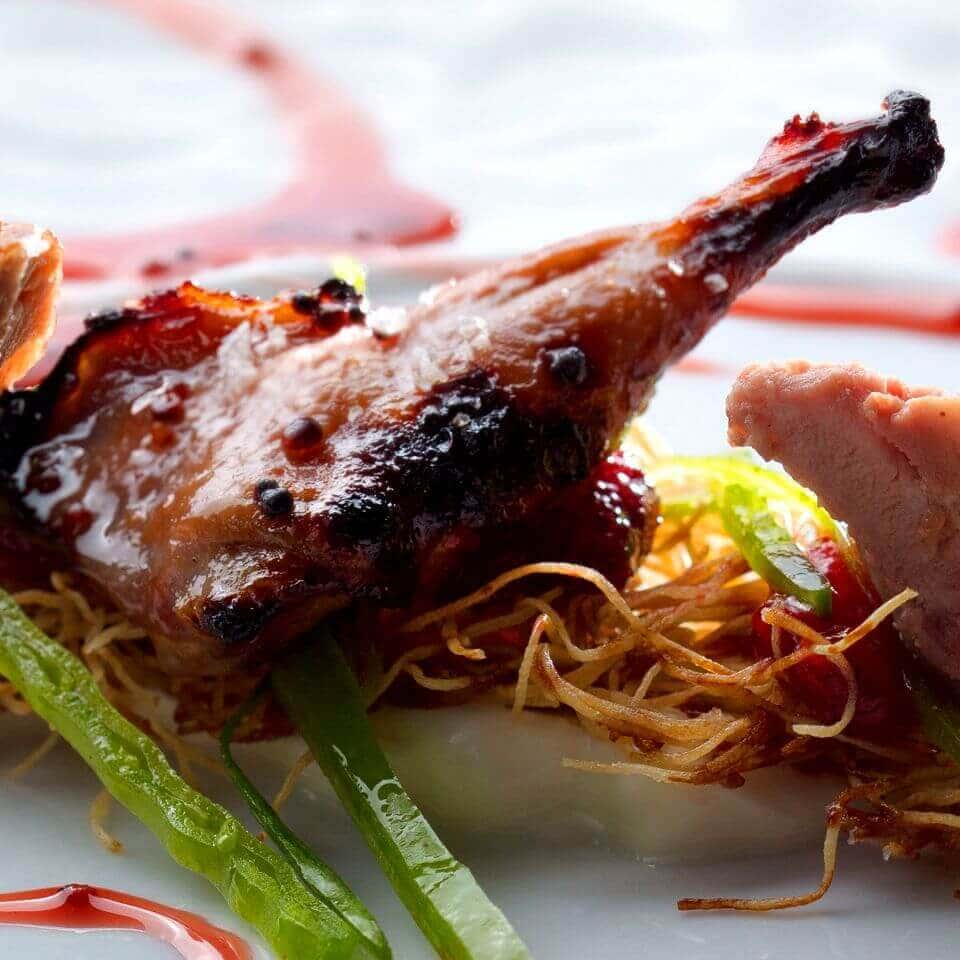 Roasted duck