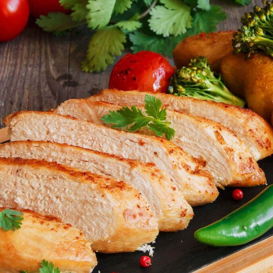 Braised chicken breast