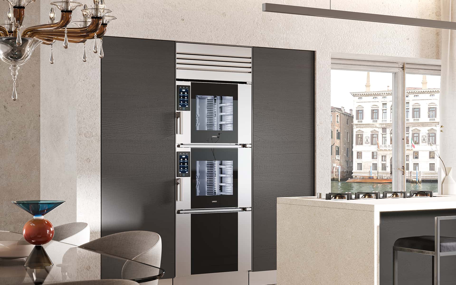 Appartamento di lusso a Venezia con forno smart Model 1 di Unox Casa
