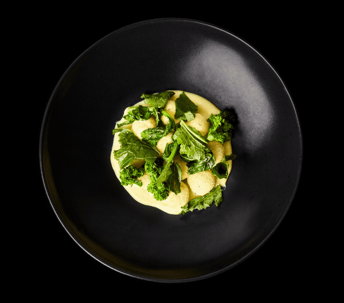 Green dishes have the power to evoke concepts of lightness and healthiness 