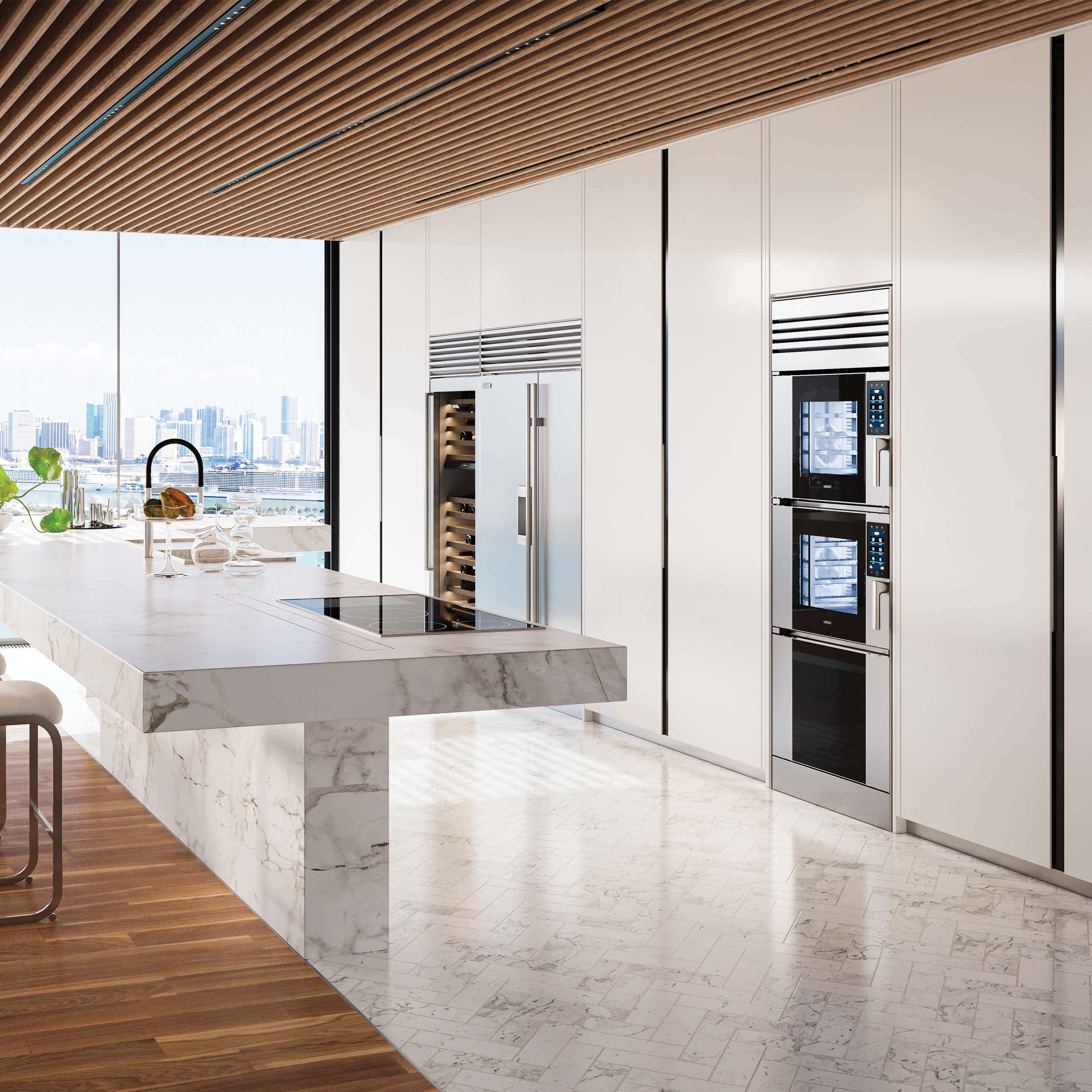 Unox Casa SuperOven Model 1 luxury dual-chamber smart oven in stainless steel finish is the best choice for high-end residential kitchens