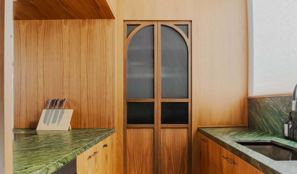 Model 1 de Unox Casa, horno profesional para el hogar, en la cocina vintage de Bendigo Home en Australia