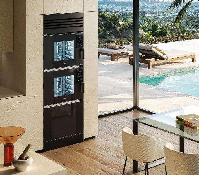 SuperOven Model 1 in a modern villa set in Los Angeles hills