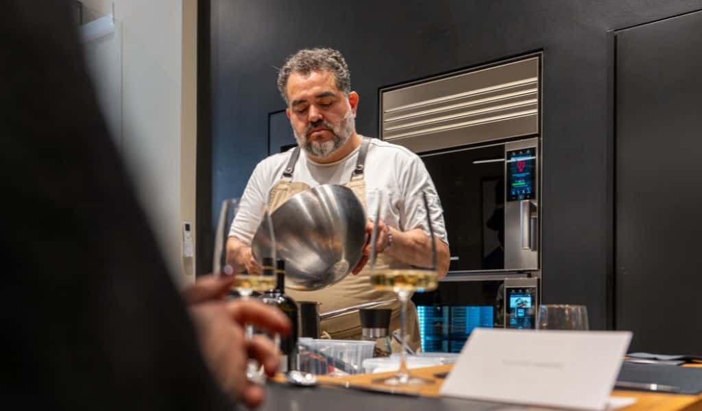 Michelin-star chef Roy Caceres, one of Unox Casa special guests at Milan Design Week 2025