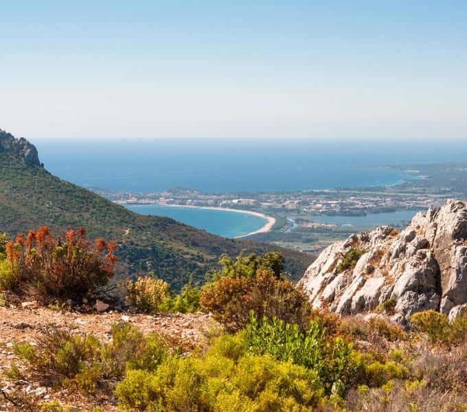 Ogliastra region in Sardinia