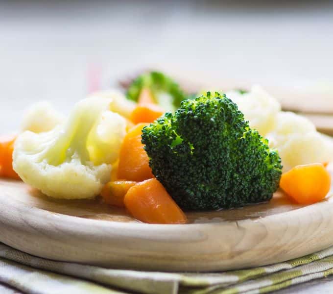 Verdure al vapore